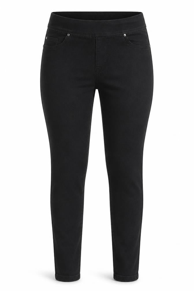 Denim Co. Womens Black  Denim Jegging Jeans Size 8 L26 in