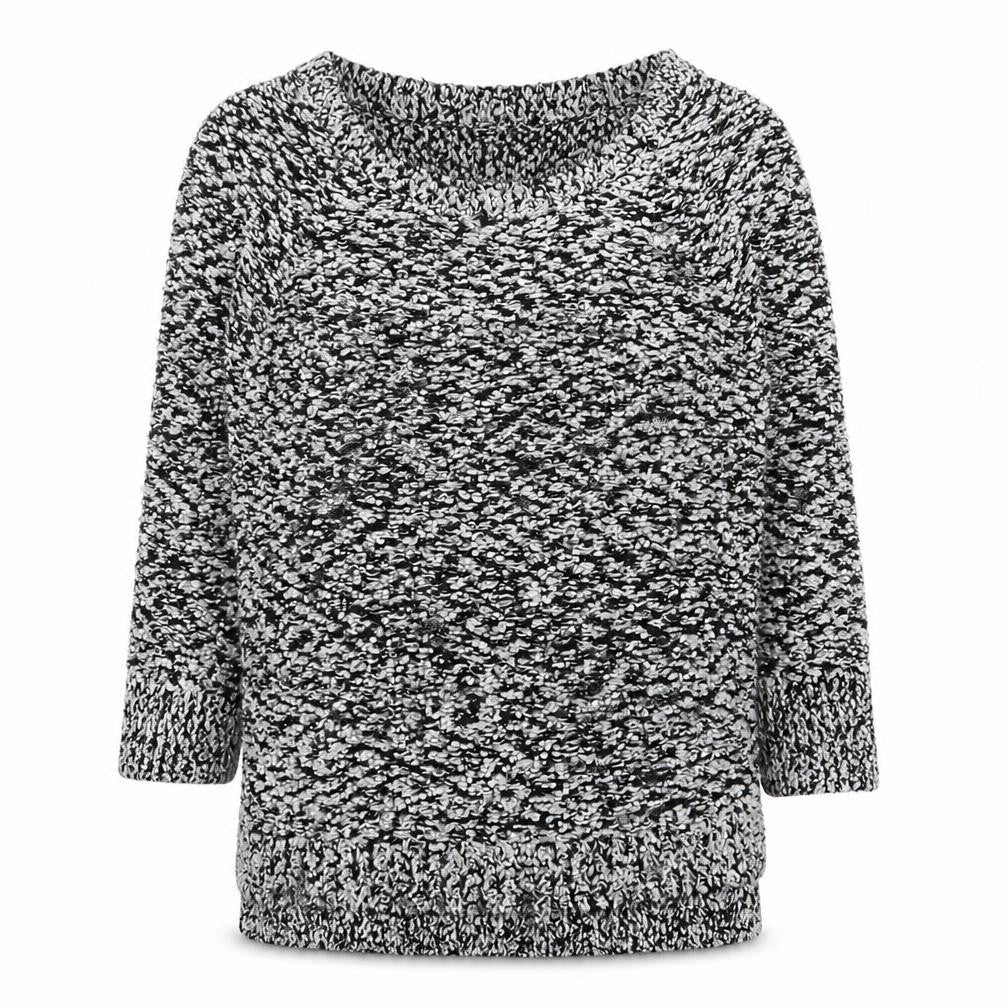 Front view of F&F women’s multicoloured jumper, size UK 10