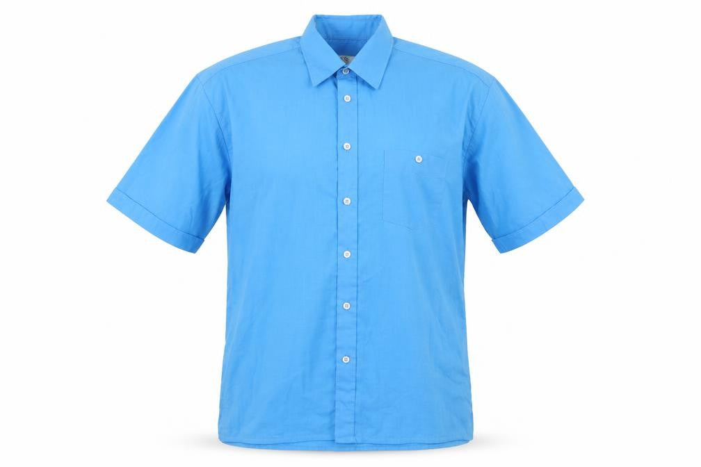 RB  collection  Mens Blue Houndstooth   T-Shirt Size L