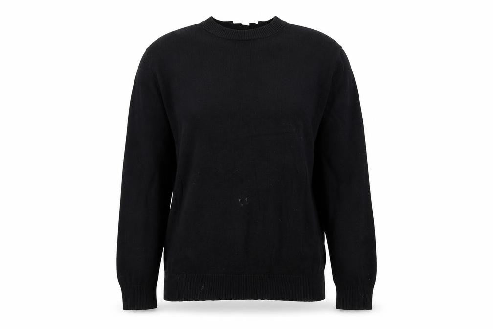 Front view of H&M women’s black jumper, size S