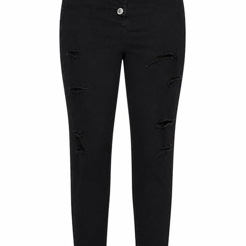 Candy Womens Black   Trousers  Size 12 L24 in