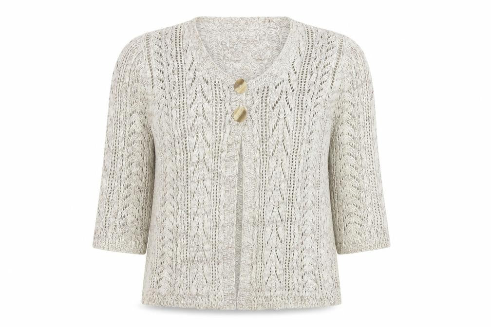Saloos Womens Beige   Cardigan Jumper Size L