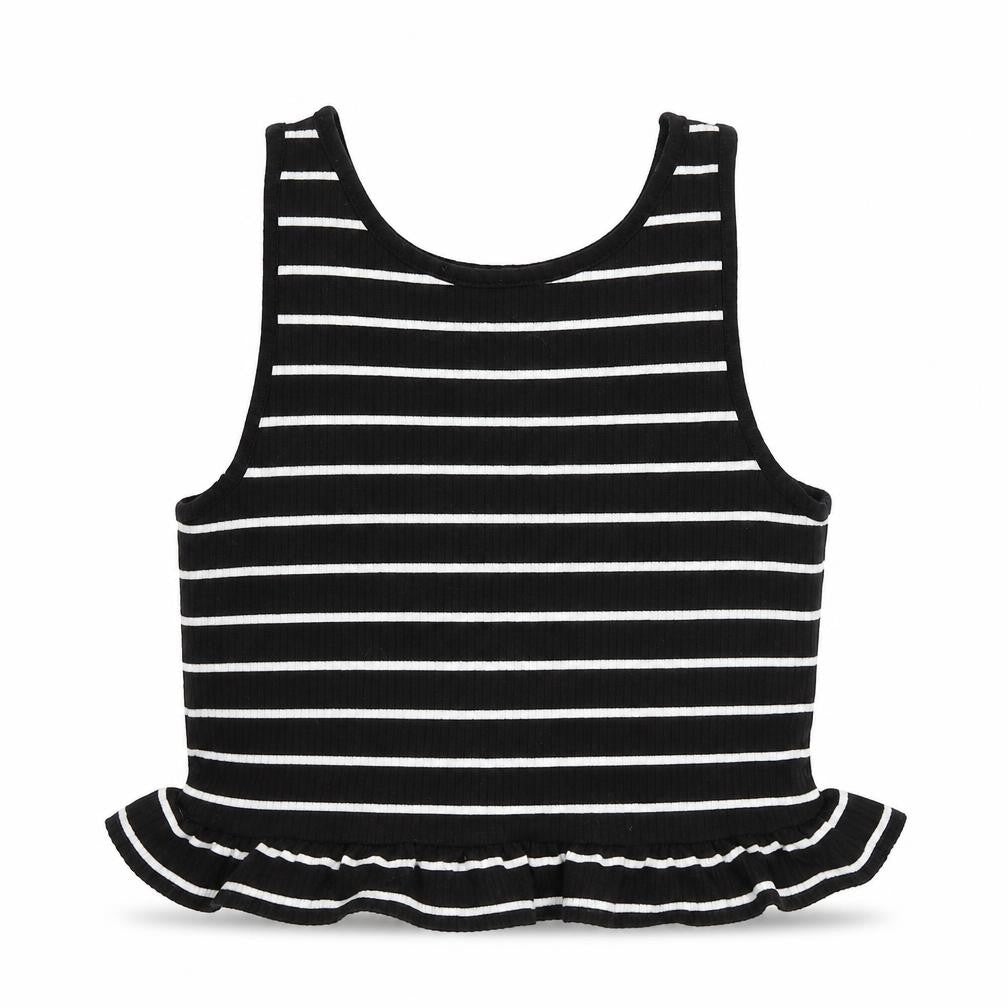 New Look Womens Black Striped  Camisole Blouse Size 8