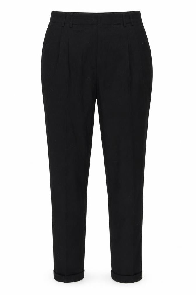 ASOS  Womens Black Houndstooth  Trousers  Size 10 L27 in