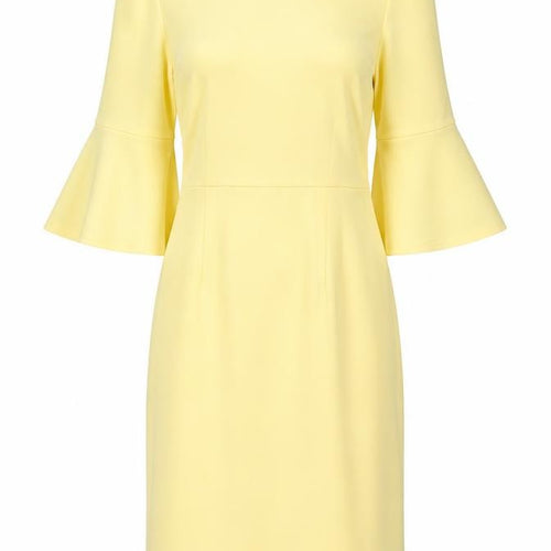 Collection London Womens Yellow  Jersey A-Line  Size 8