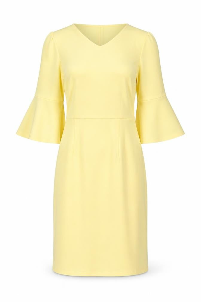 Collection London Womens Yellow  Jersey A-Line  Size 8