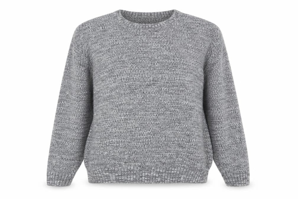 Front view of Burton women’s grey jumper, size XL