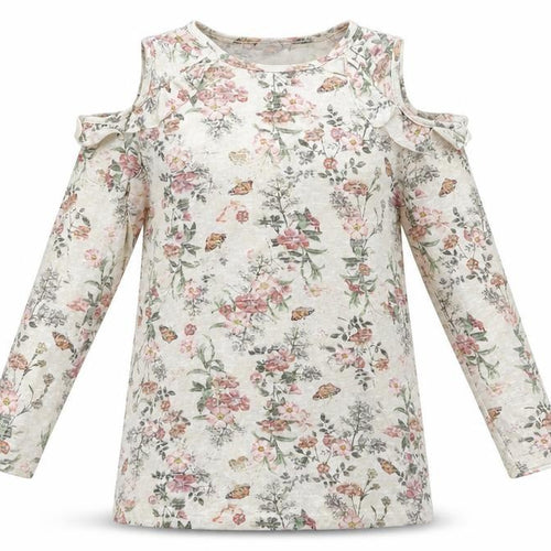 George Womens White Floral  Mini  Size 12  - Butterflies