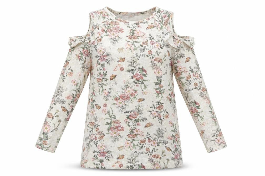 George Womens White Floral  Mini  Size 12  - Butterflies