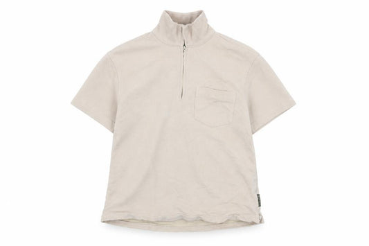 Front view of Next boys’ white basic polo, size 5-6, years