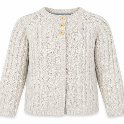 Lily & dan Girls White  Knit Jacket Coatigan Size 11-12 Years
