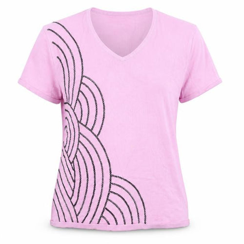 casamia Womens Pink   Basic T-Shirt Size M