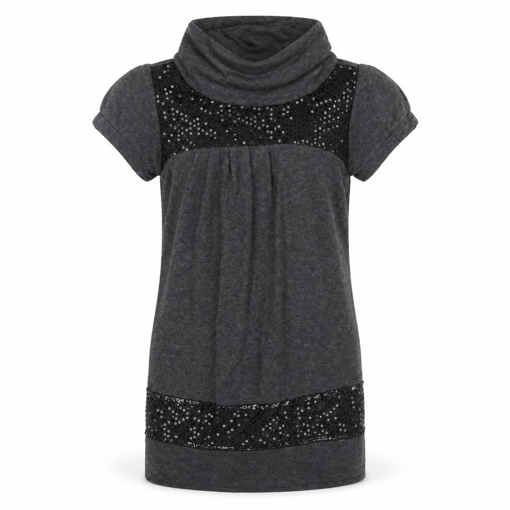 Front view of shikha women’s grey jumper, size M