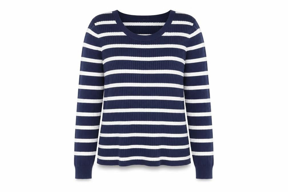 Gap Mens Blue Striped  Pullover Jumper Size M