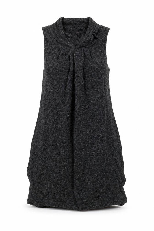 Front view of Tenki women’s grey jumper dress, size M