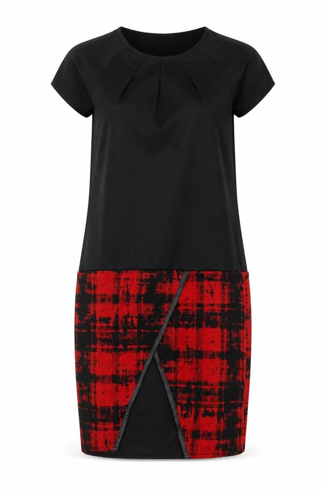 Laura Clément Womens Black Herringbone  Shift  Size 6