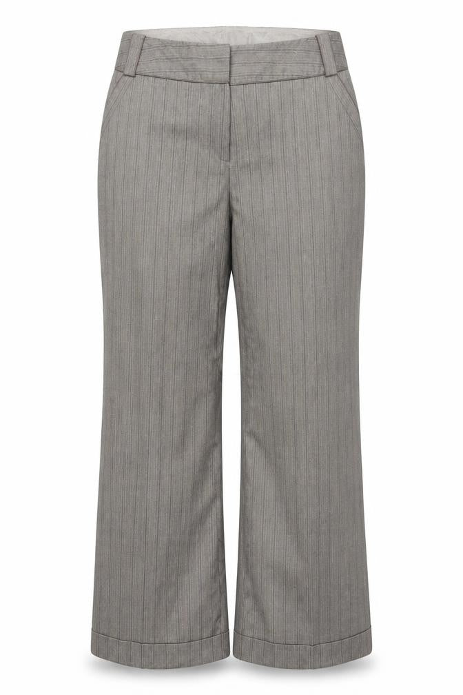 Dorothy Perkins Womens Brown Striped  Trousers  Size 18 L30 in