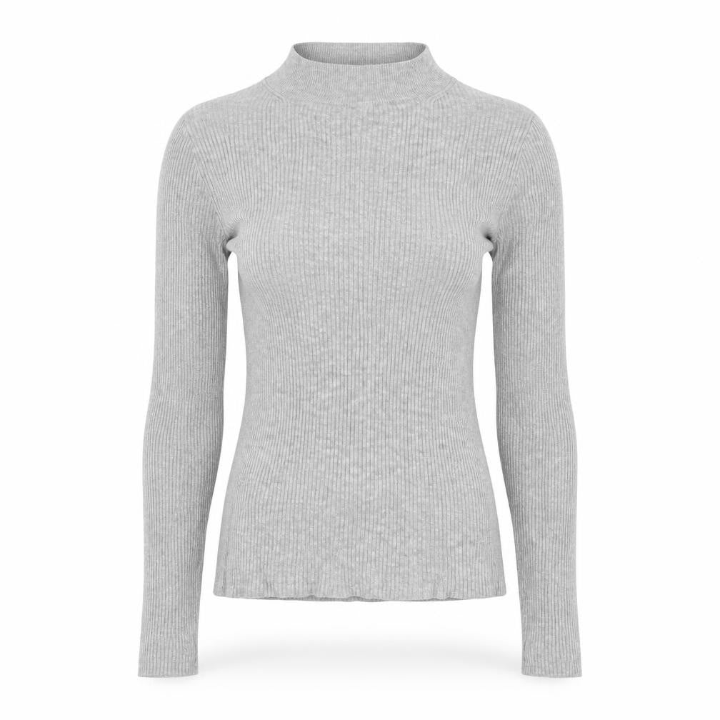 Front view of Atmosphere women’s grey jumper, size UK 10
