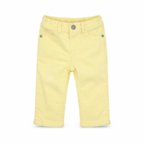m Girls Yellow  Denim Capri Jeans Size 6-9 Months