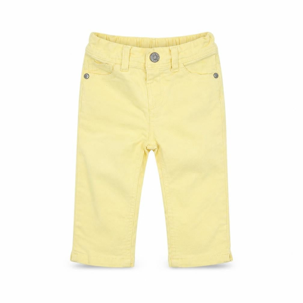 m Girls Yellow  Denim Capri Jeans Size 6-9 Months