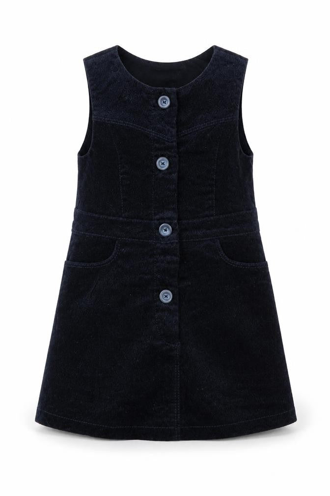 Preworn Girls Blue   Fit & Flare  Size 5 Years