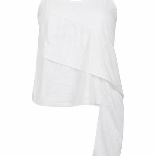 Topshop Womens White   Camisole T-Shirt Size 8