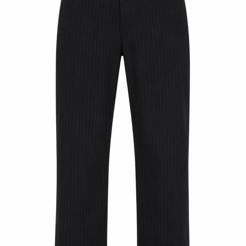 signet Mens Black Striped  Trousers  Size 32 in L30 in