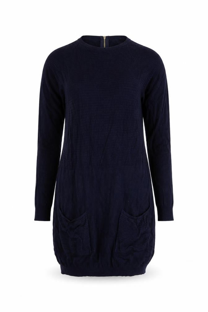 Front view of George women’s blue fit & flare, size UK 8