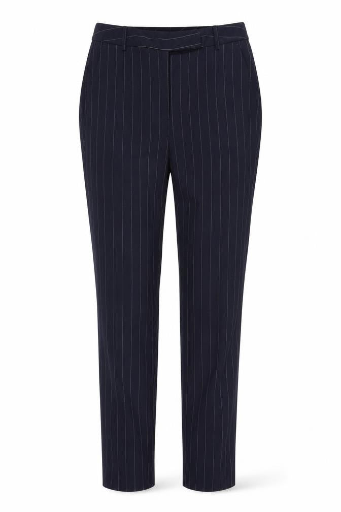 Marks and Spencer  Womens Blue Striped  Trousers  Size 10 L23 in