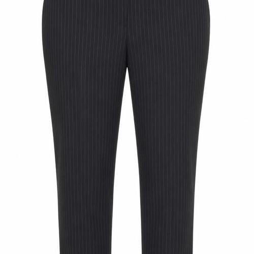 George Womens Black Striped  Trousers  Size 16 L27 in
