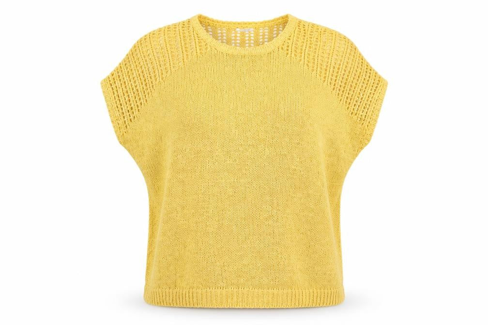 Peacocks Womens Yellow   Pullover Jumper Size S