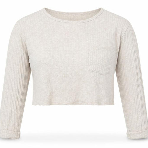 Sportsgirl Womens Beige   Cropped T-Shirt Size M