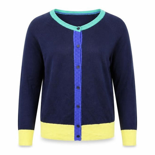 Bass Womens Blue  Knit Cardigan Jumper Size XS