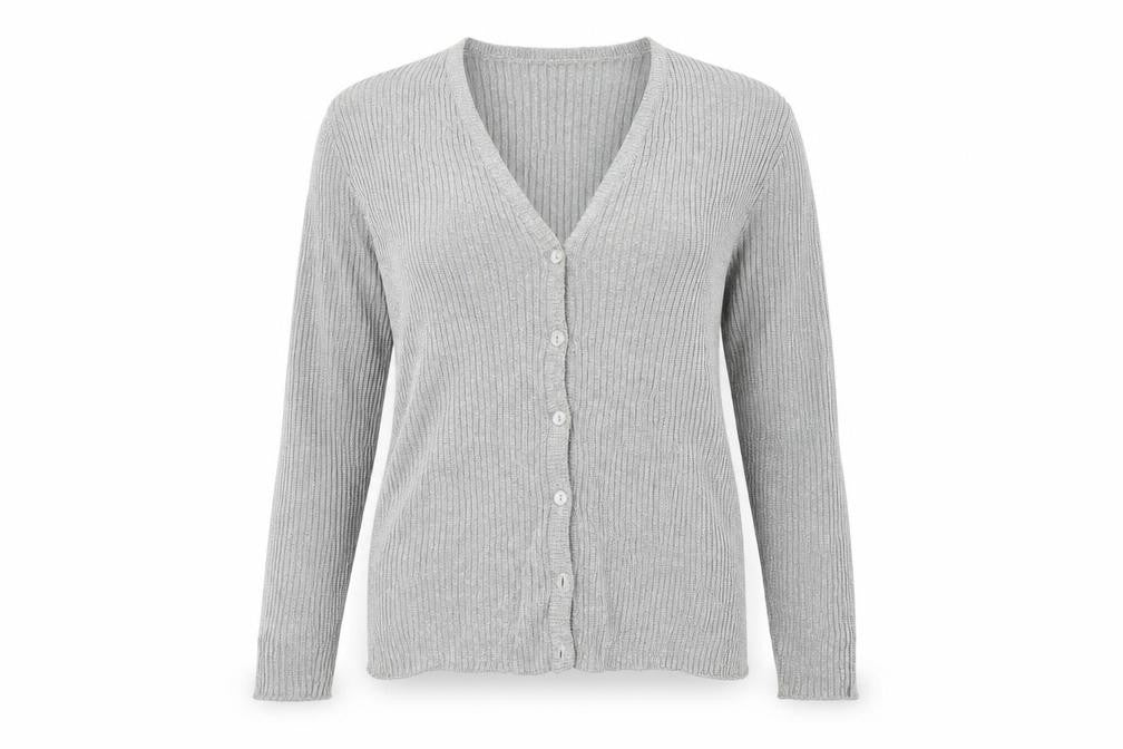 Ozone Womens Green  Knit Cardigan Jumper Size L