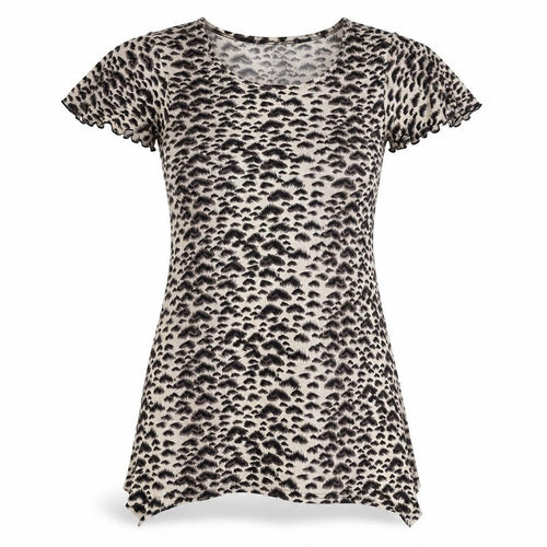Poetic soul Womens Brown Animal Print  T-Shirt Dress  Size S  - Beach Cover Up