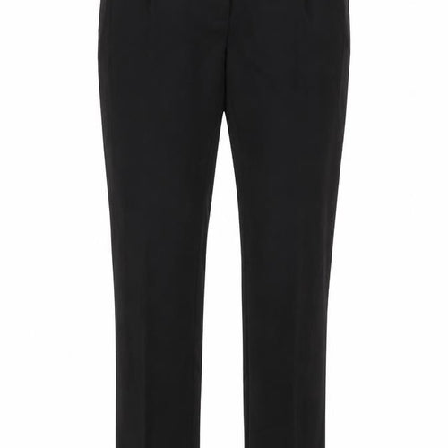 Ferne Cotton Womens Black   Trousers  Size 8 L26 in