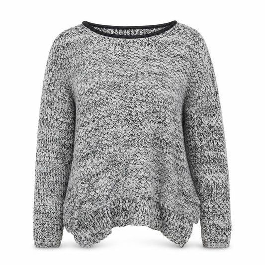 Front view of Select women’s grey jumper, size UK 12