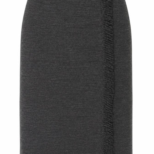 Nina Leonard Womens Grey   Straight & Pencil Skirt Size S