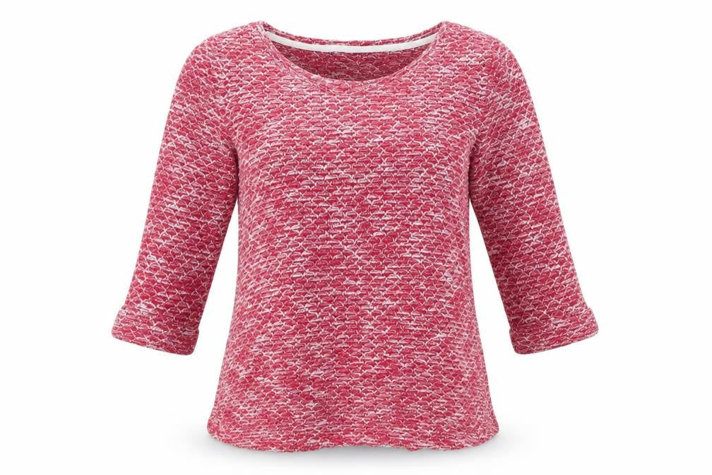 Front view of New Look women’s pink jumper, size UK 8
