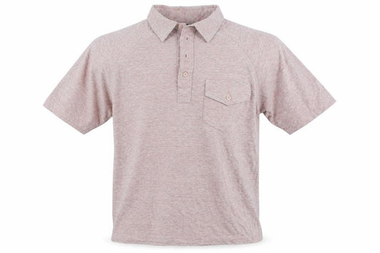 Front view of C&A men’s purple polo, size M