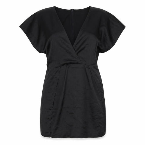 Nasty Gal Womens Black   Basic Blouse Size 6
