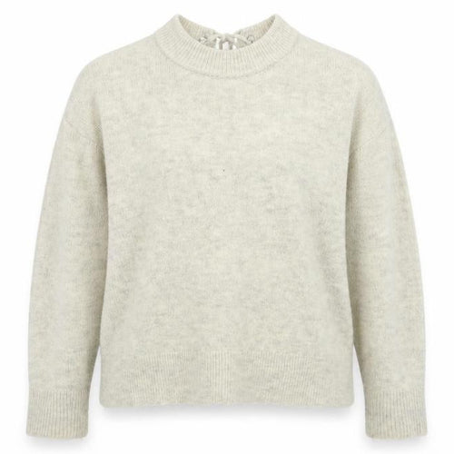 Mango Womens Grey  Knit Pullover Jumper Size S