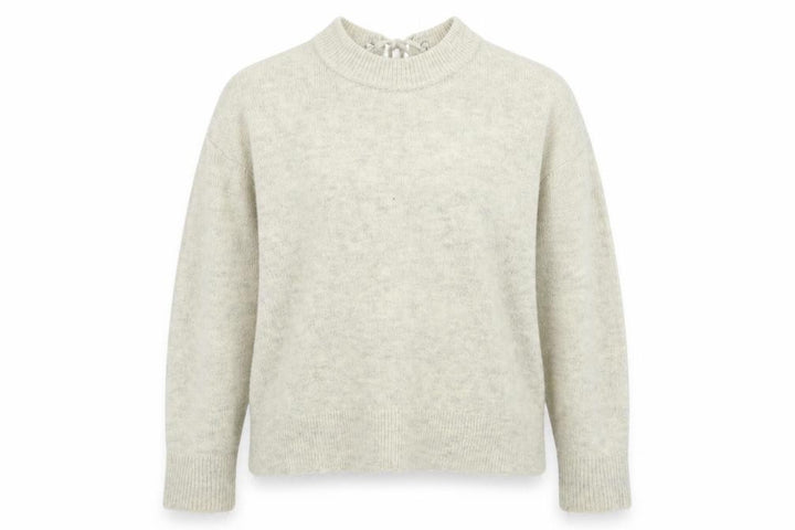 Mango Womens Grey  Knit Pullover Jumper Size S