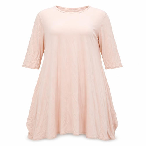 Boohoo Womens Pink   Tunic T-Shirt Size 10