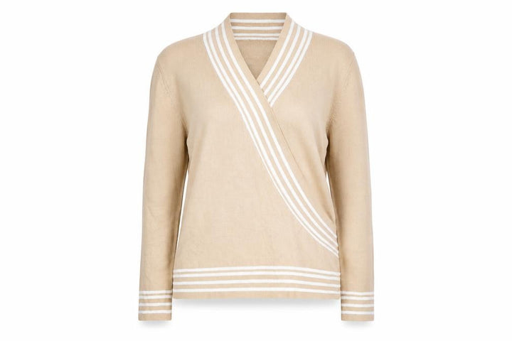Roman Womens Beige Rayon Pullover Jumper Size S