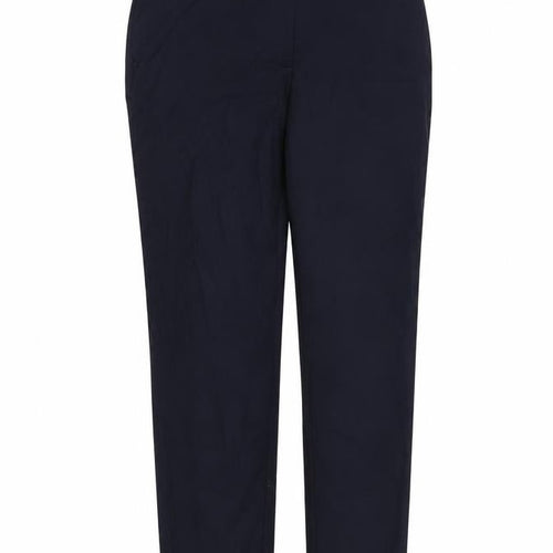 polyester Womens Blue   Dress Pants Trousers Size 10 L24 in