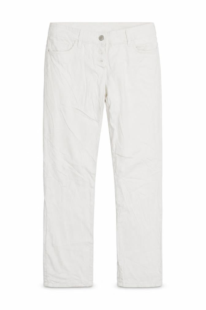 Blue motion Womens White  Denim Straight Jeans Size 10 L30 in