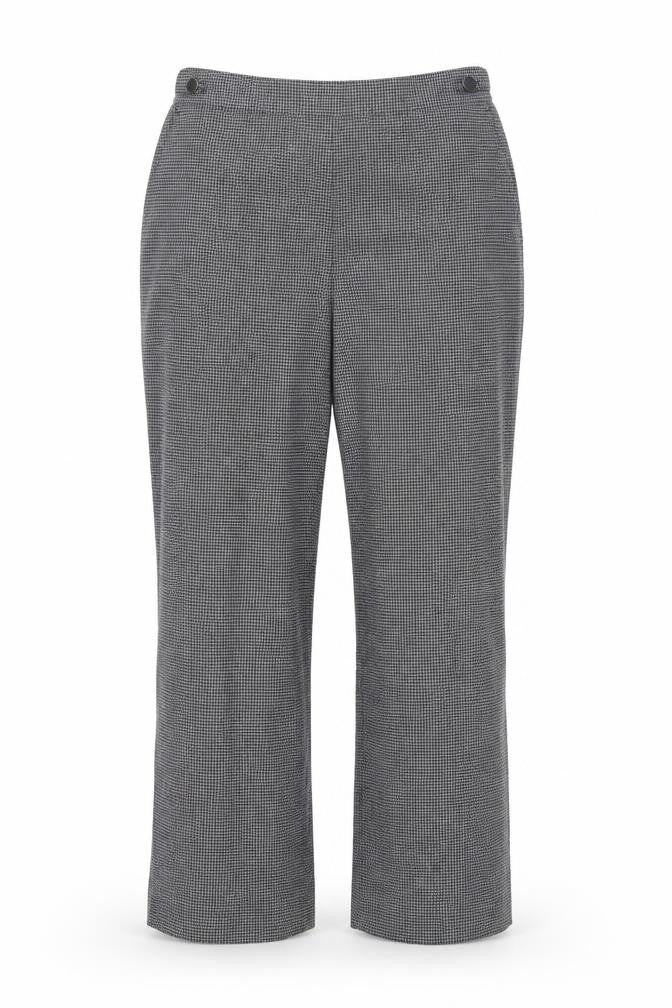 BHS Womens Blue Geometric  Trousers  Size 14 L25 in