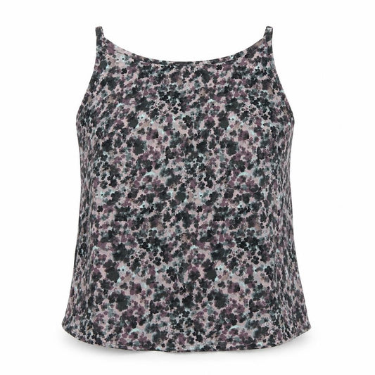 Front view of Next women’s purple animal print camisole blouse, size UK 6