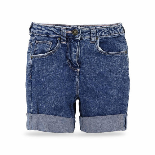 Matalan Girls Blue  Denim Bermuda Shorts Size 7 Years